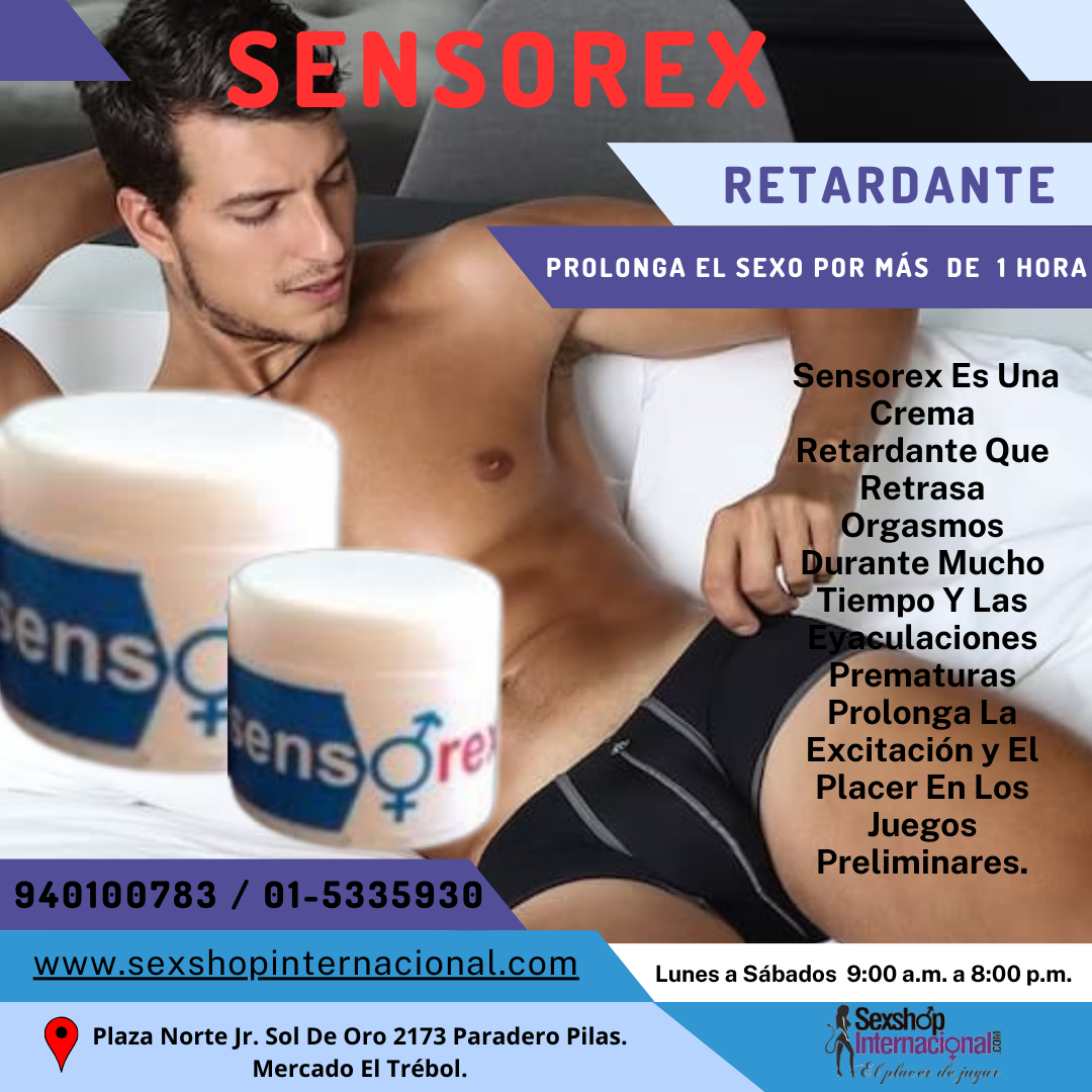 Sensores Crema Retardante De Orgasmos